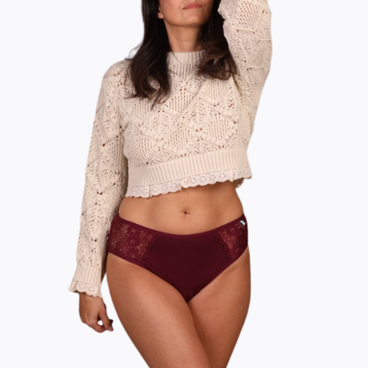 femieko menstrual panties with lace 