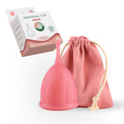 Femieko menstruationskop pink Str S med emballage | pink menstrual cup size S with packaging