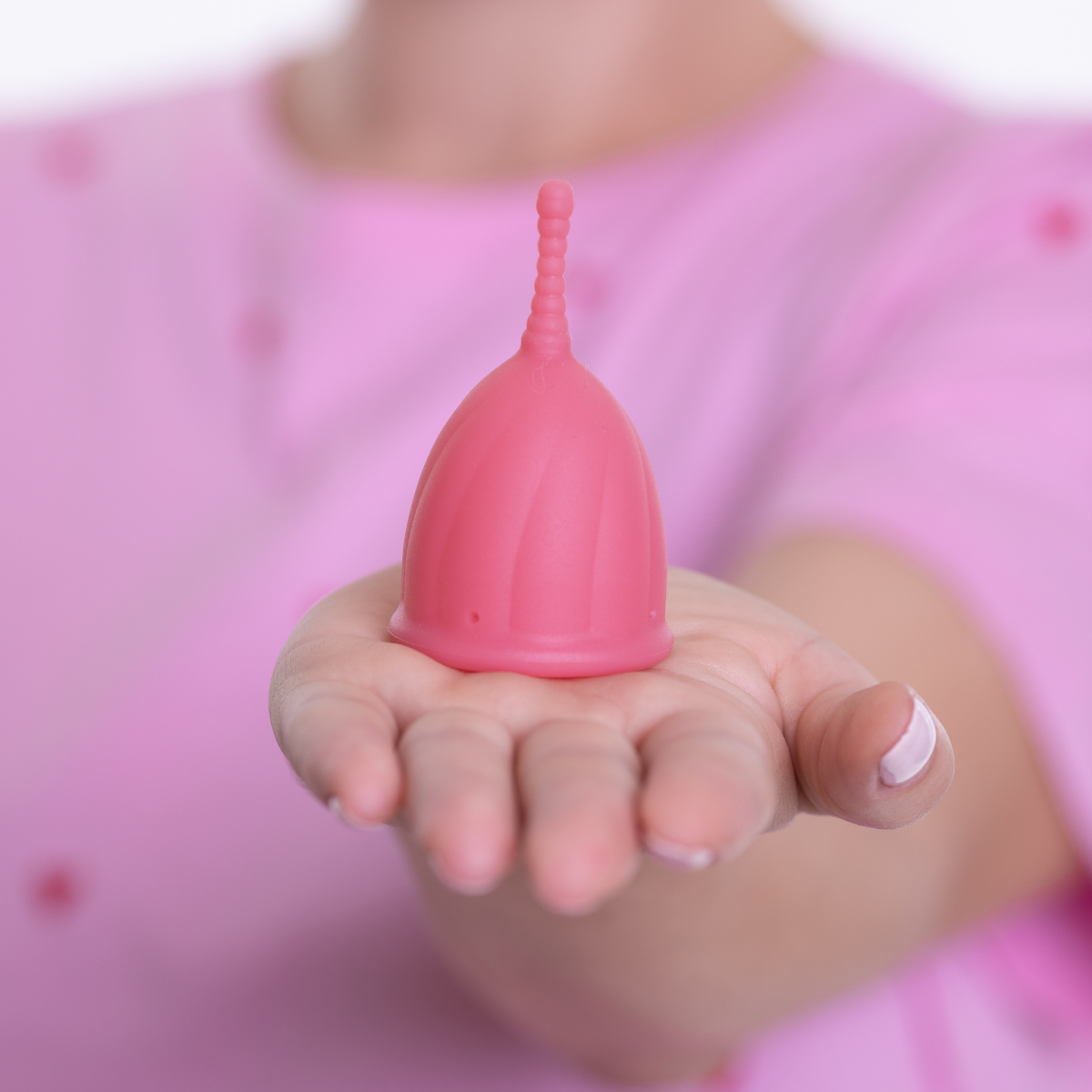 Femieko menstruationskop pink med Saniconcentrate Technology | antibacterial menstrual cup with advanced technology