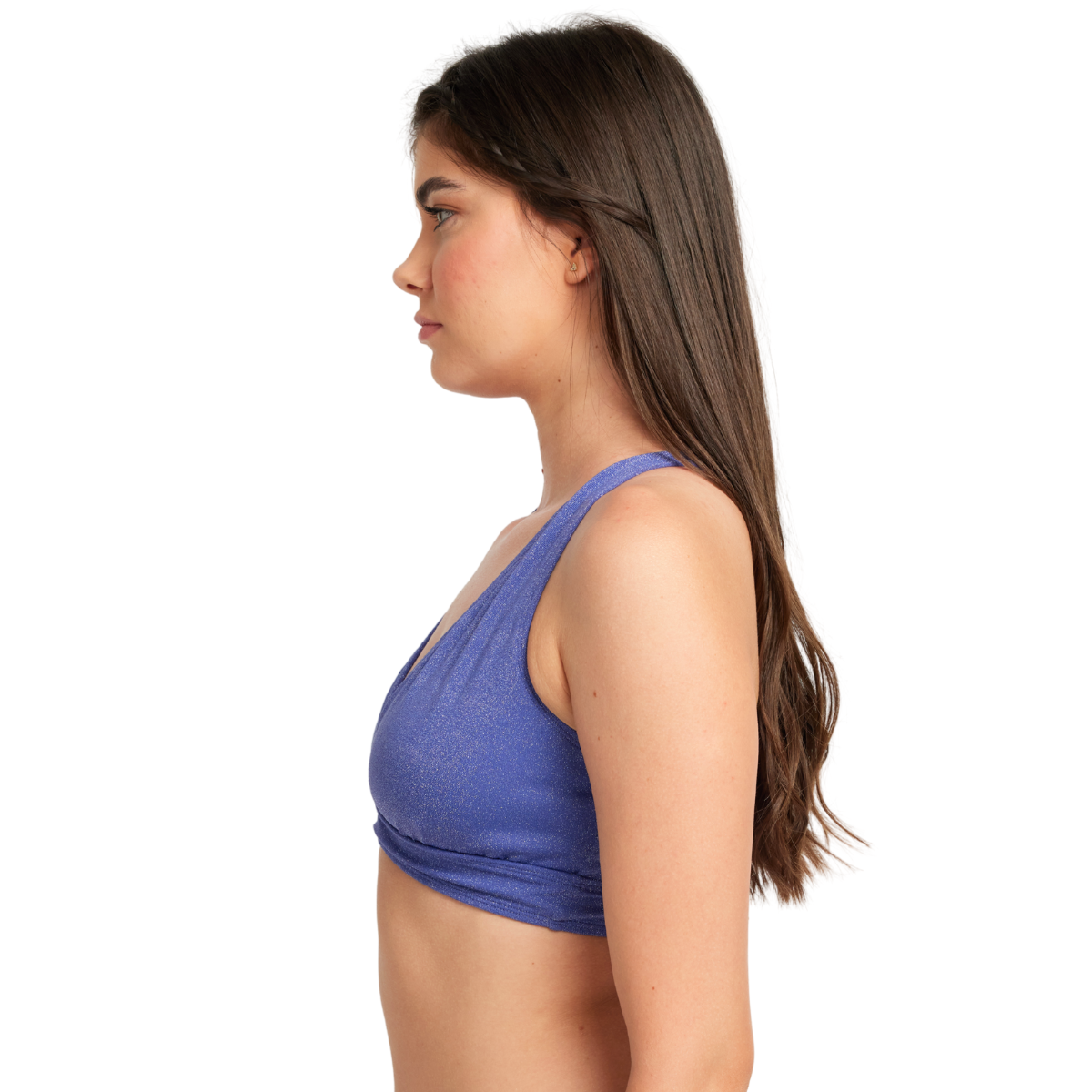 Femi.Eko® Galaxy bikini top i lilla, uden bøjle og med let støtte