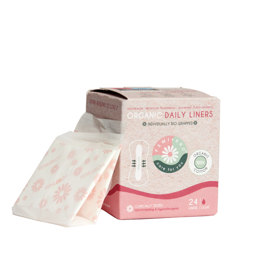 Trosskydd i ekologisk bomull | Ultra Liners | 24 st