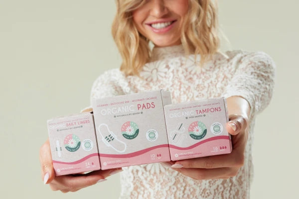 Femiekos ekologiska bindor och tamponger