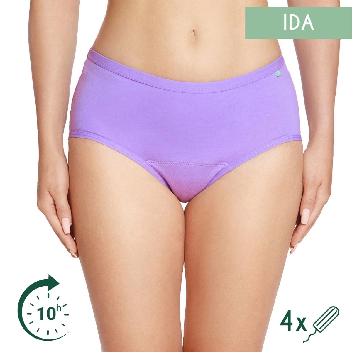Ida menstruationstrusser - Hipster - Lilla
